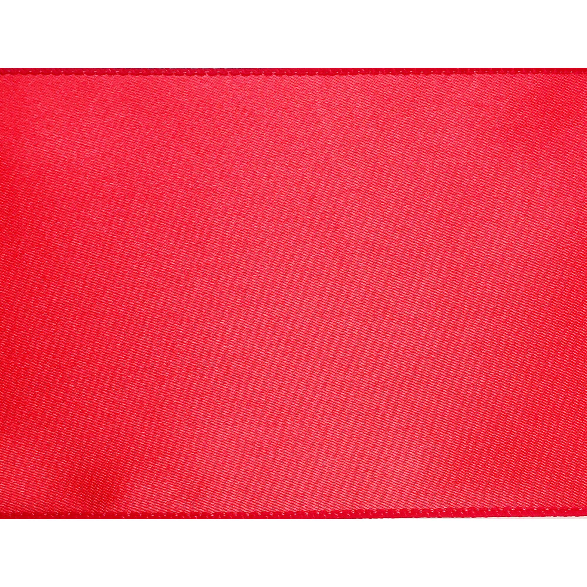 4" x 18ft. Red Satin Ribbon by Celebrate It™